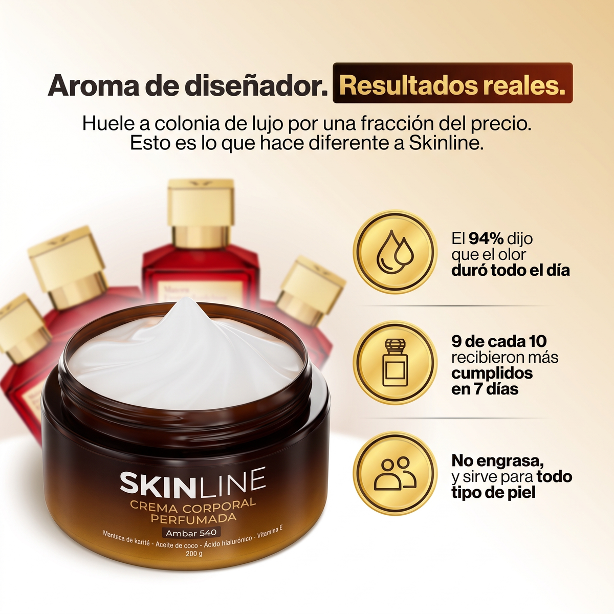 Crema Corporal Perfumada para Hombre – Inspirada en Perfumes de Diseñador